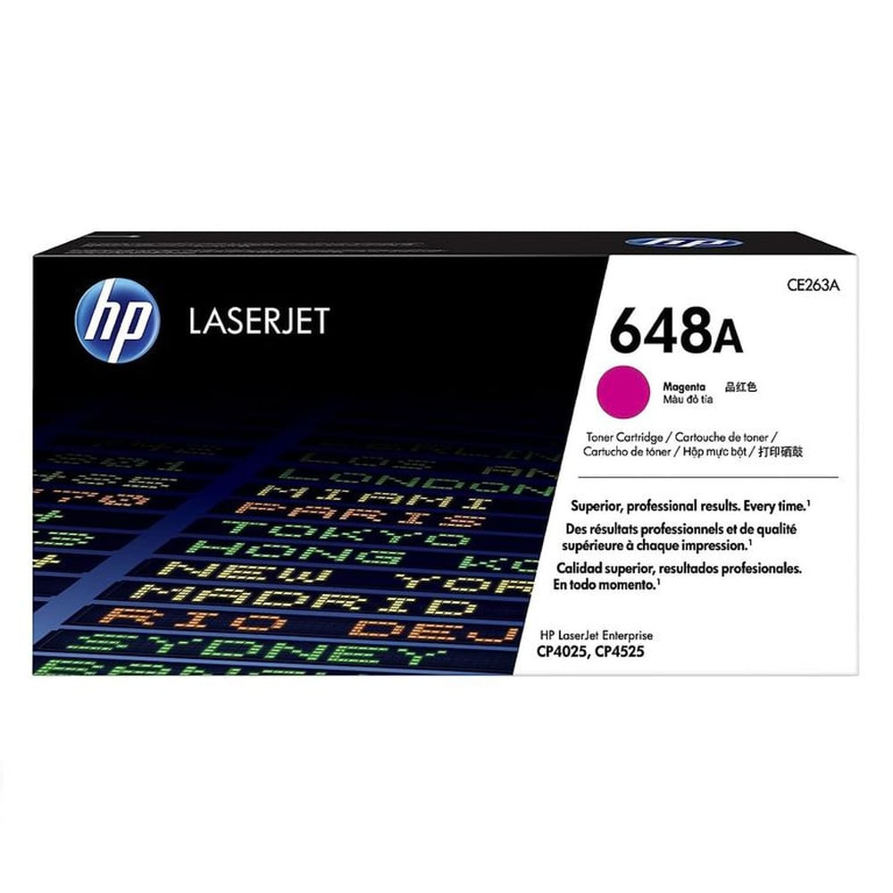 TONER HP 648A MAGENTA CE263A L.J. CP4525 ORIGINAL
