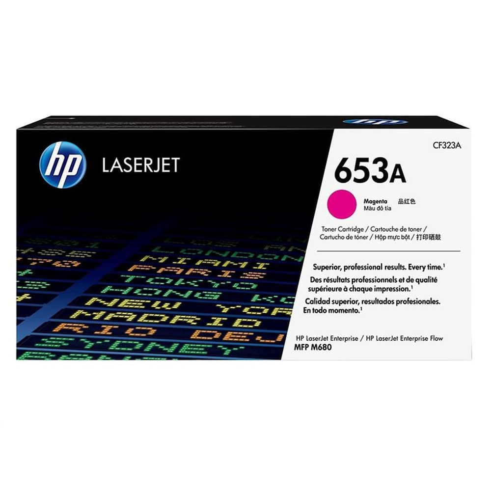 TONER HP 653A MAGENTA CF323A L.J.E. M680 ORIGINAL