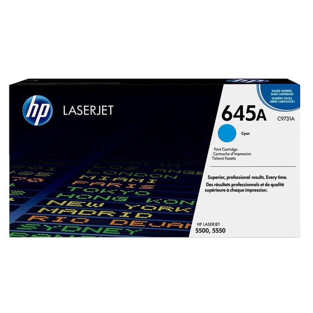TONER HP 645A CIAN C9731A L.J. 5500 ORIGINAL