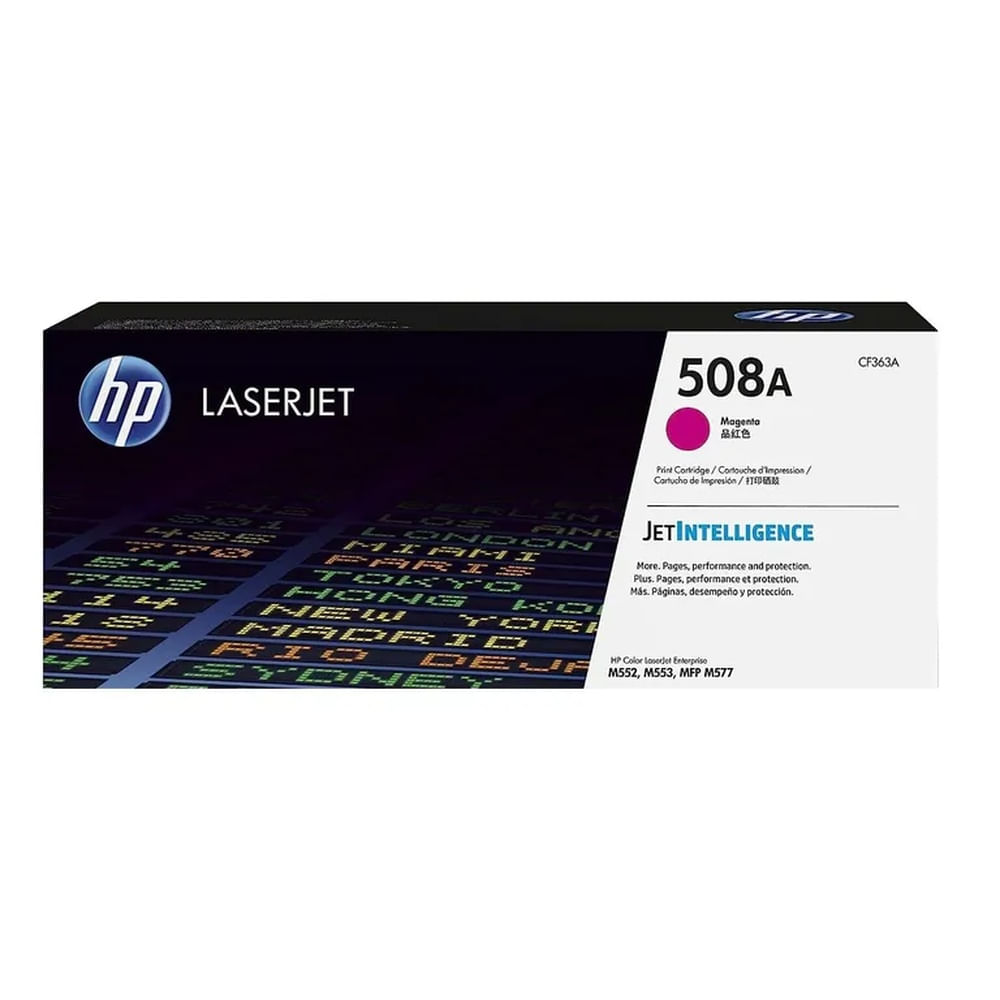 TONER HP 508A MAGENTA CF363A L.J. M552 ORIGINAL