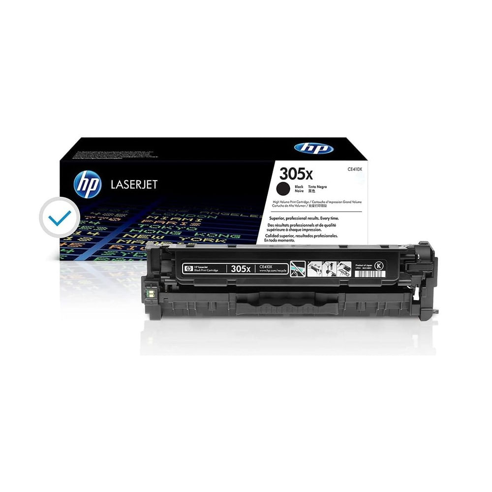 TONER HP 305X NEGRO CE410X L.J.P 300, 400 ORIGINAL