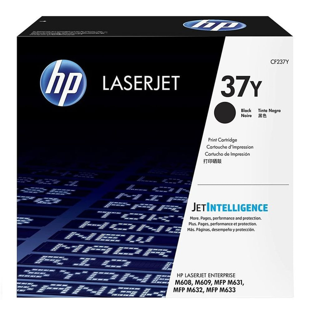 TONER HP 37Y NEGRO CF237Y L.J.E. M631, M607 ORIGINAL