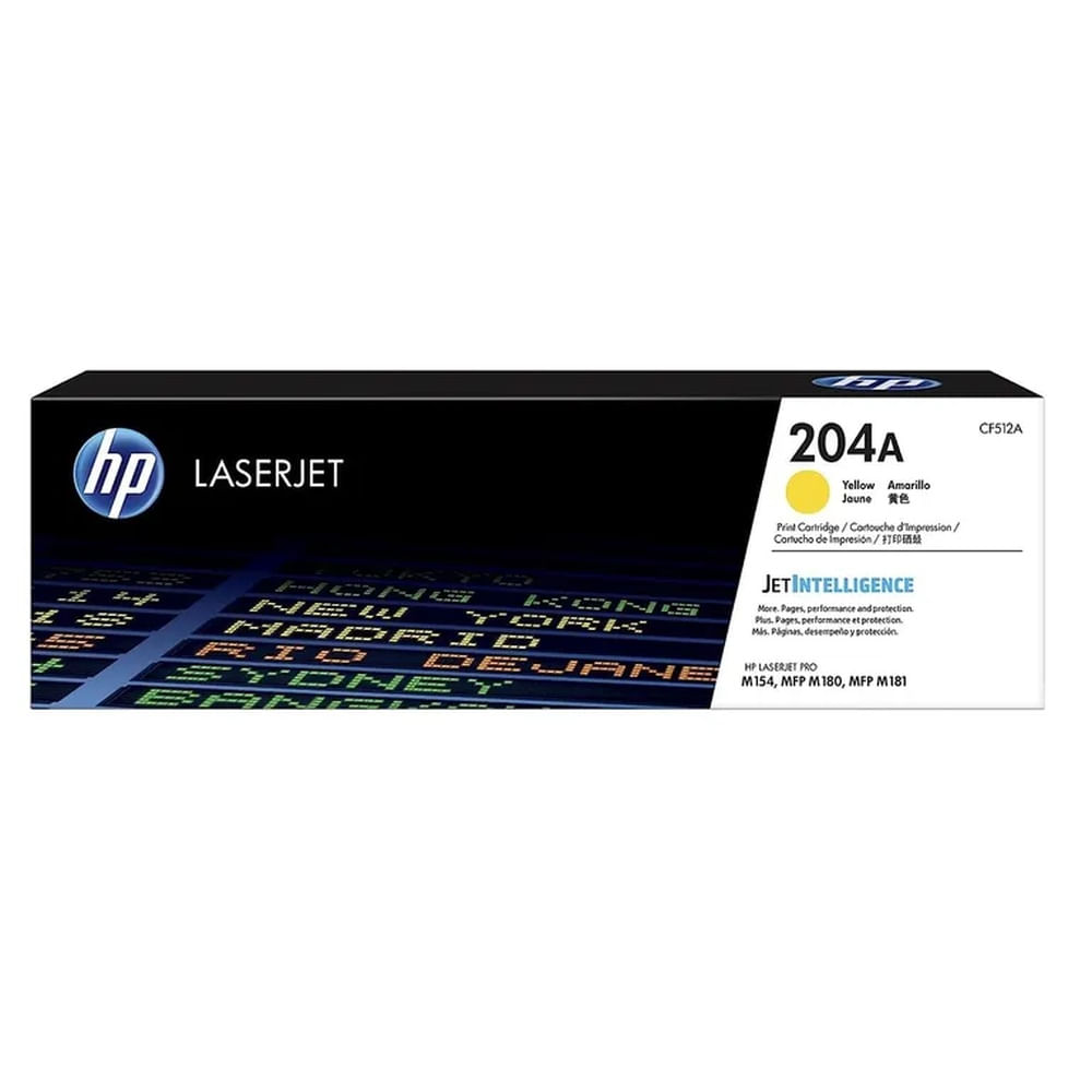 TONER HP 204A AMARILLO CF512A L.J.P. M154 ORIGINAL