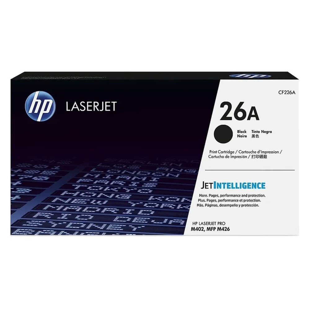 TONER HP 26A NEGRO CF226A L.J.P M402 ORIGINAL