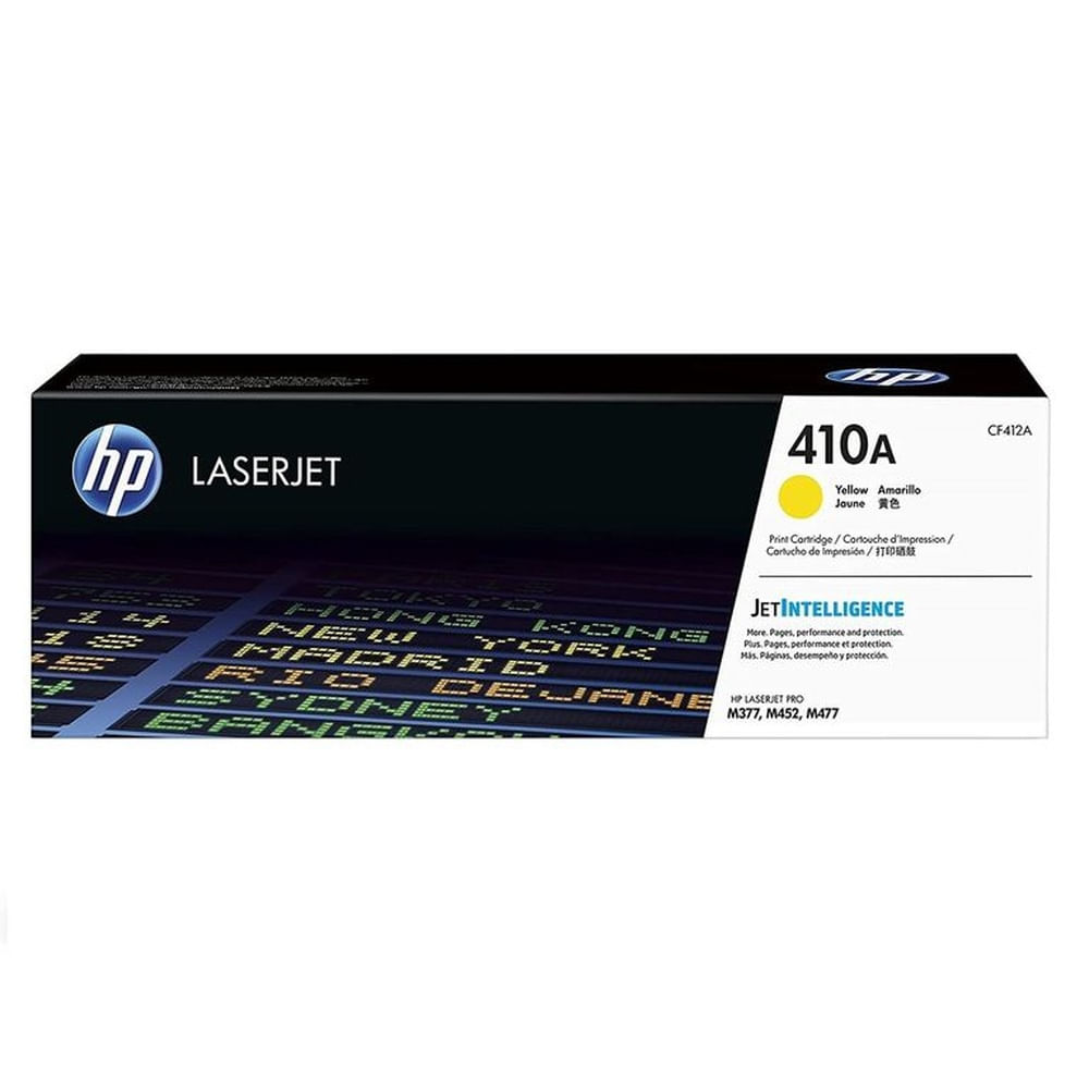 TONER HP 410A AMARILLO CF412A L.J. M452, M477 ORIGINAL