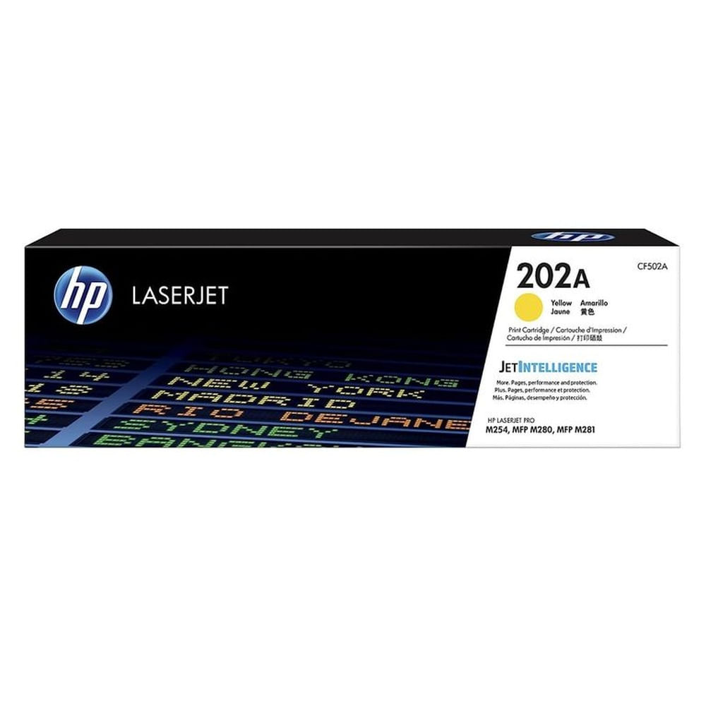 TONER HP 202A AMARILLO CF502A L.J.P. M254 ORIGINAL