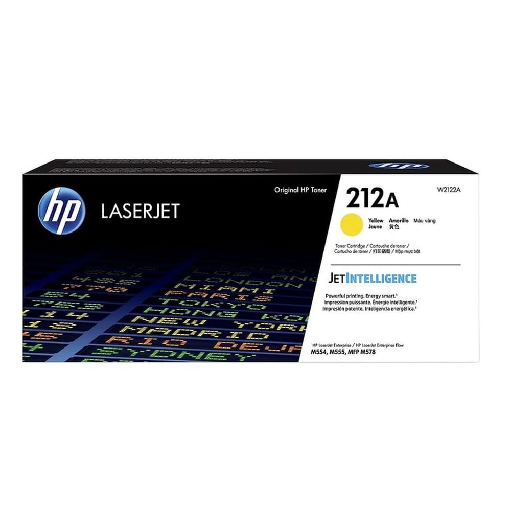 TONER HP 212A AMARILLO W2122A L.J. M555, M578 ORIGINAL
