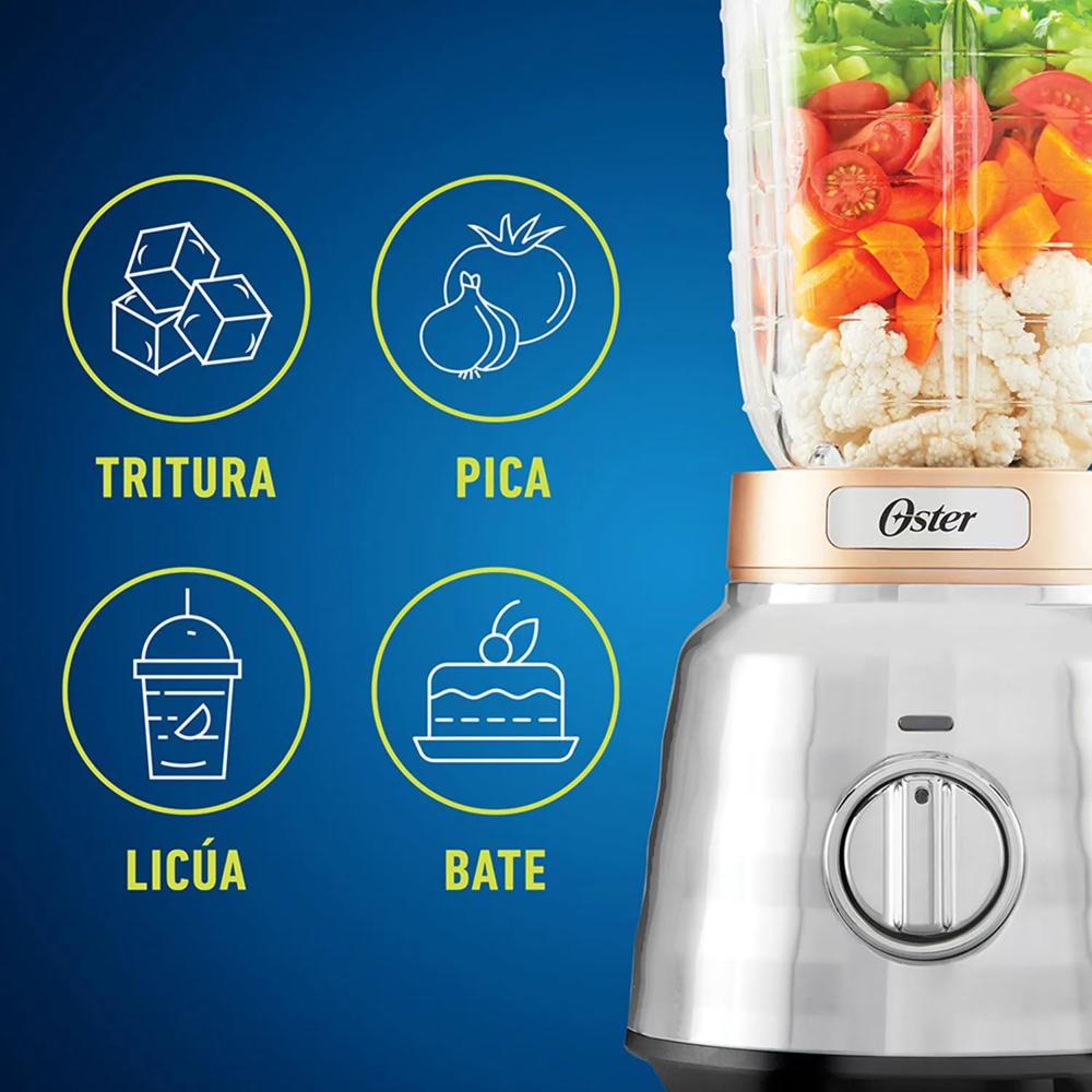 Licuadora Oster 2142354 Perilla 1.75L Silver