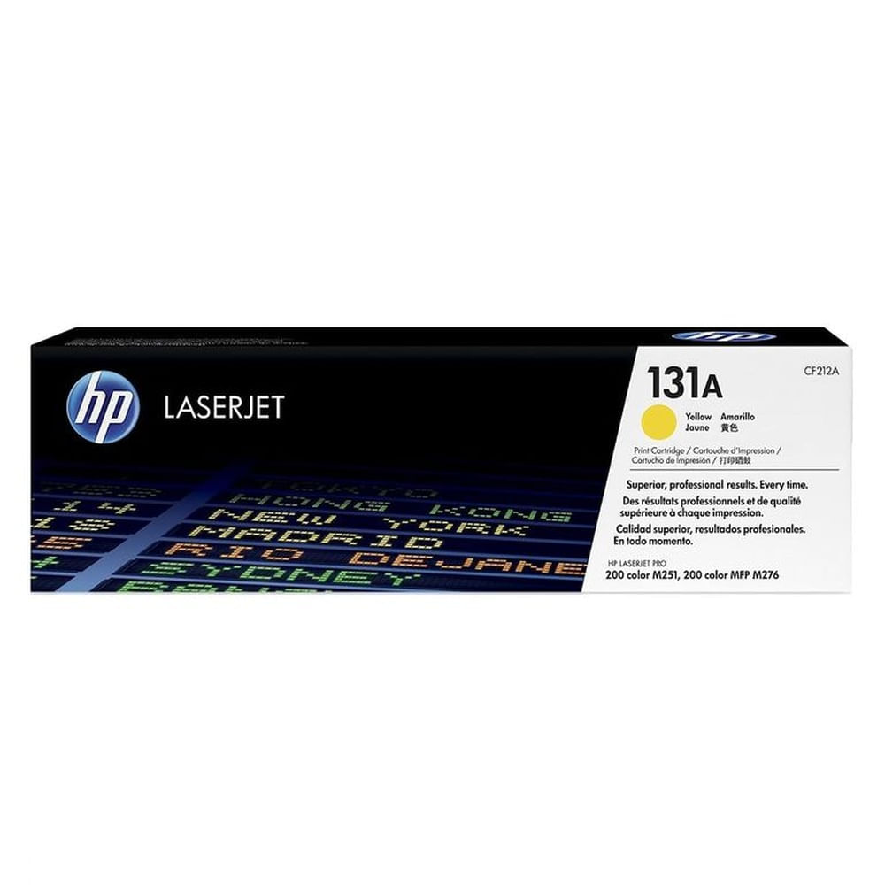 TONER HP 131A AMARILLO CF212A L.J. 200, M276 ORIGINAL