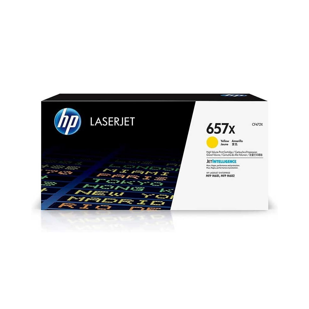 TONER HP 657X AMARILLO CF472X L.J.E. M681 ORIGINAL