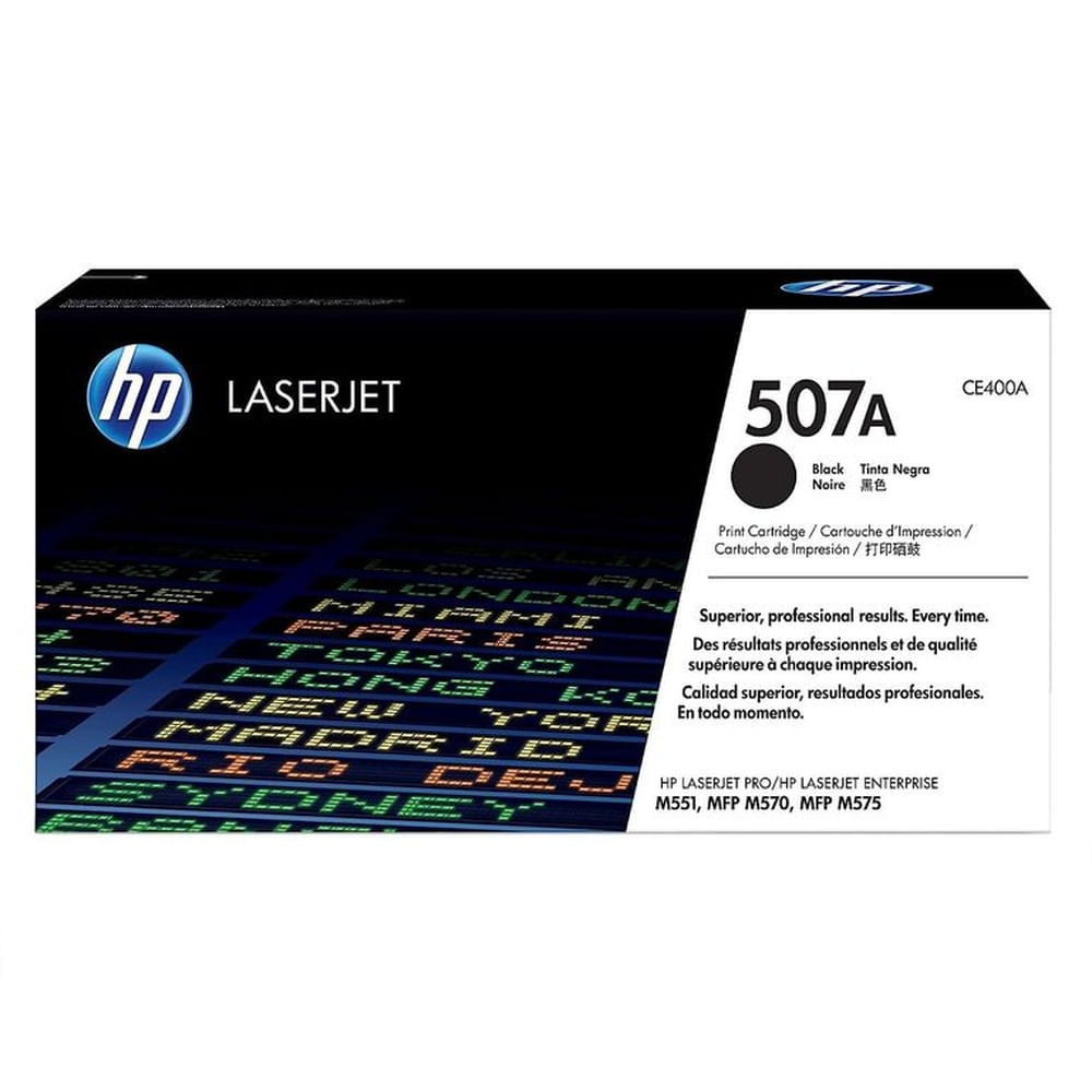 TONER HP 507A NEGRO CE400A L.J. M551 ORIGINAL