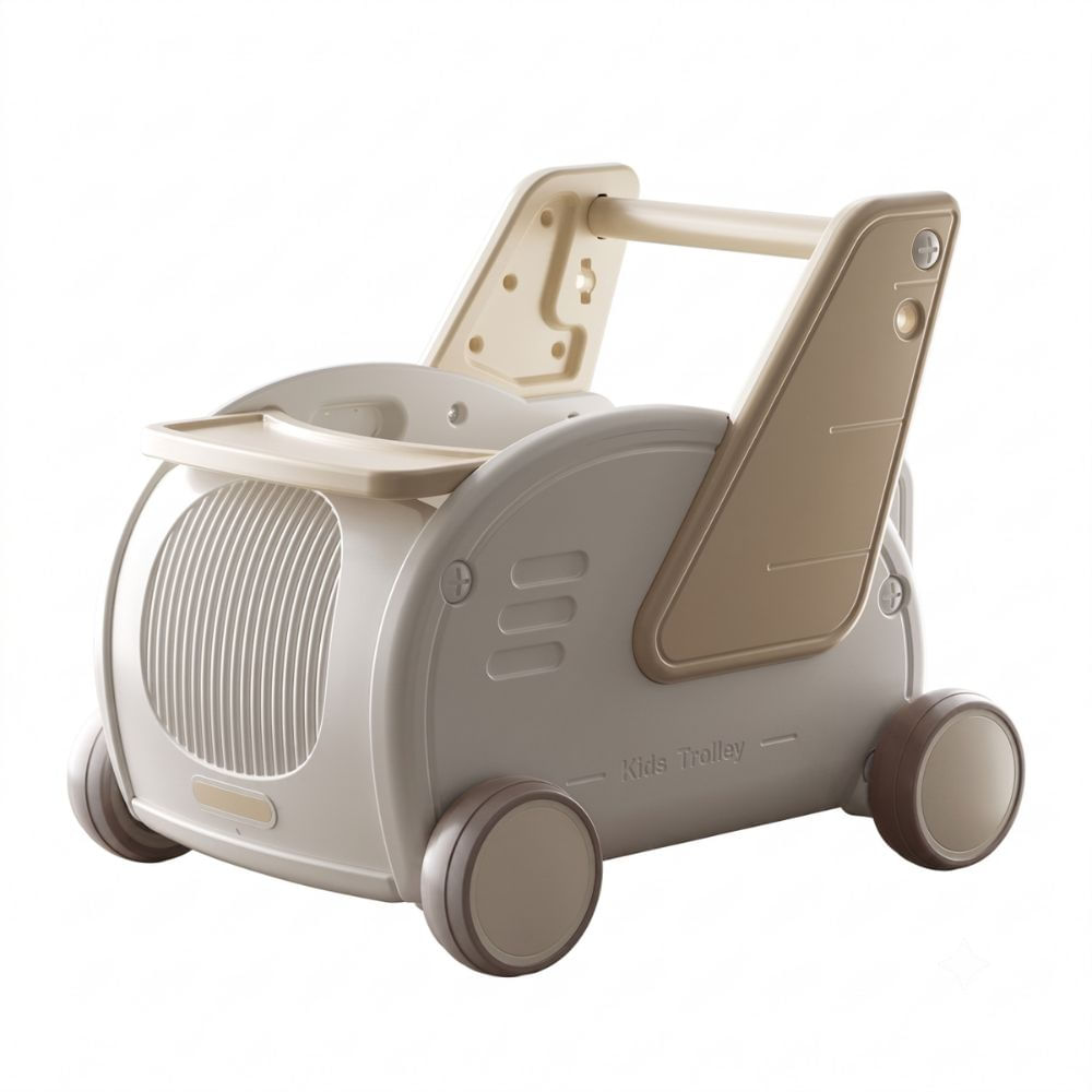 Andador Caminador y Correpasillos Beige Carrito Organizador 