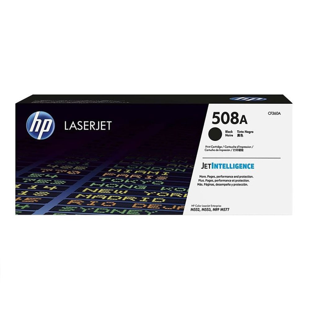 TONER HP 508A NEGRO CF360A L.J. M552 ORIGINAL
