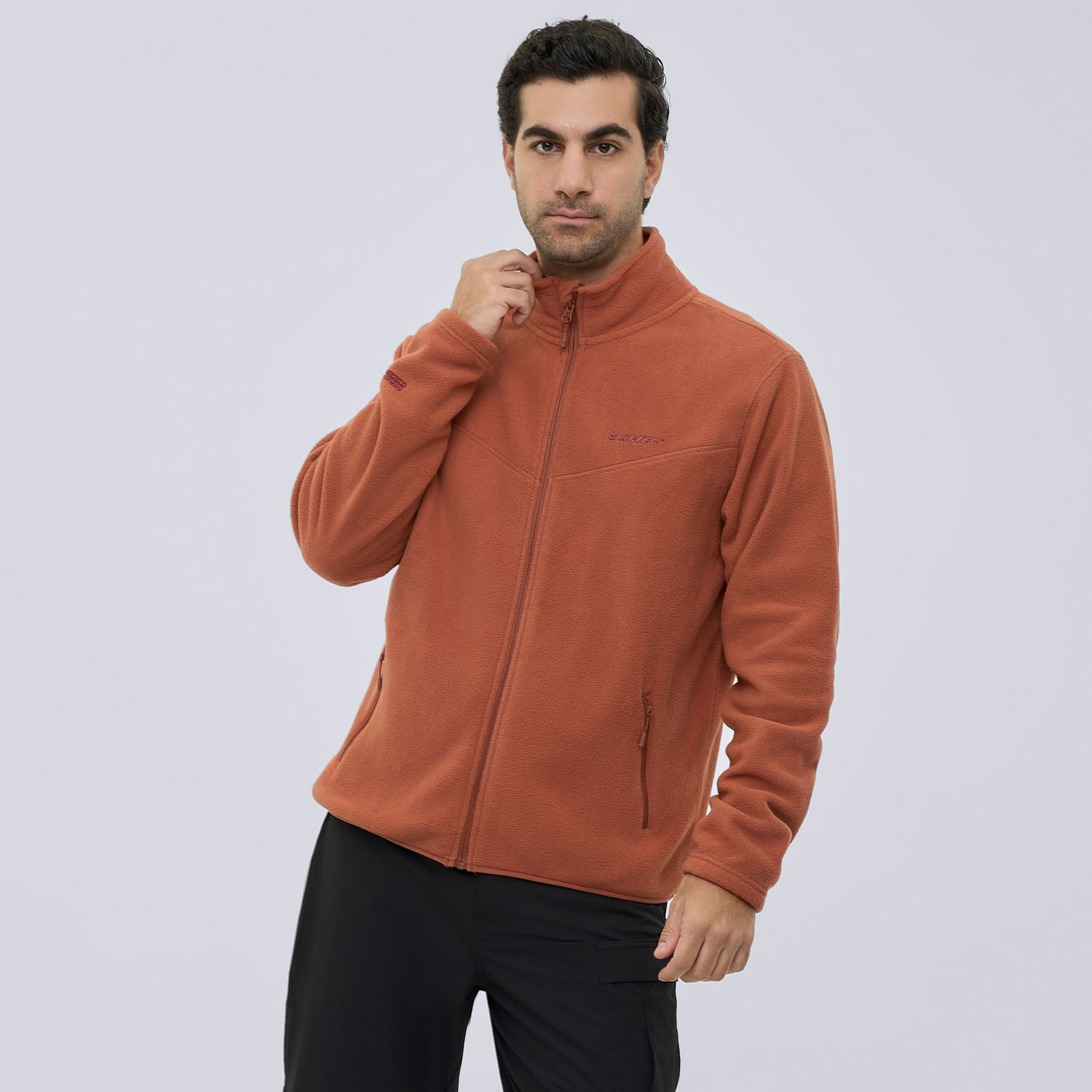 Polera Deportiva Hombre Micropolar Hi-Tec Lacre Xl