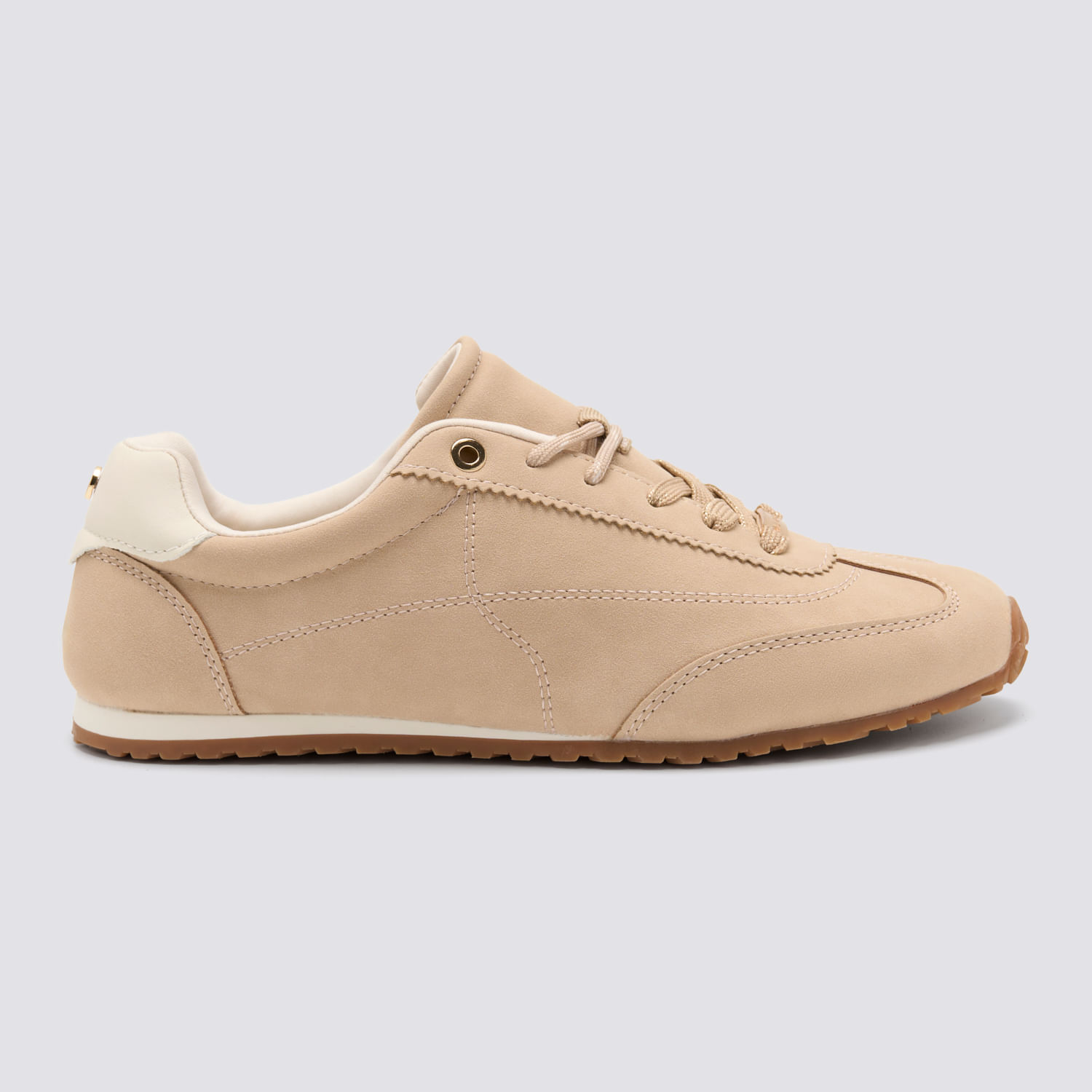 Zapatillas Urbanas Mujer Beige Suedelo Malabar 40