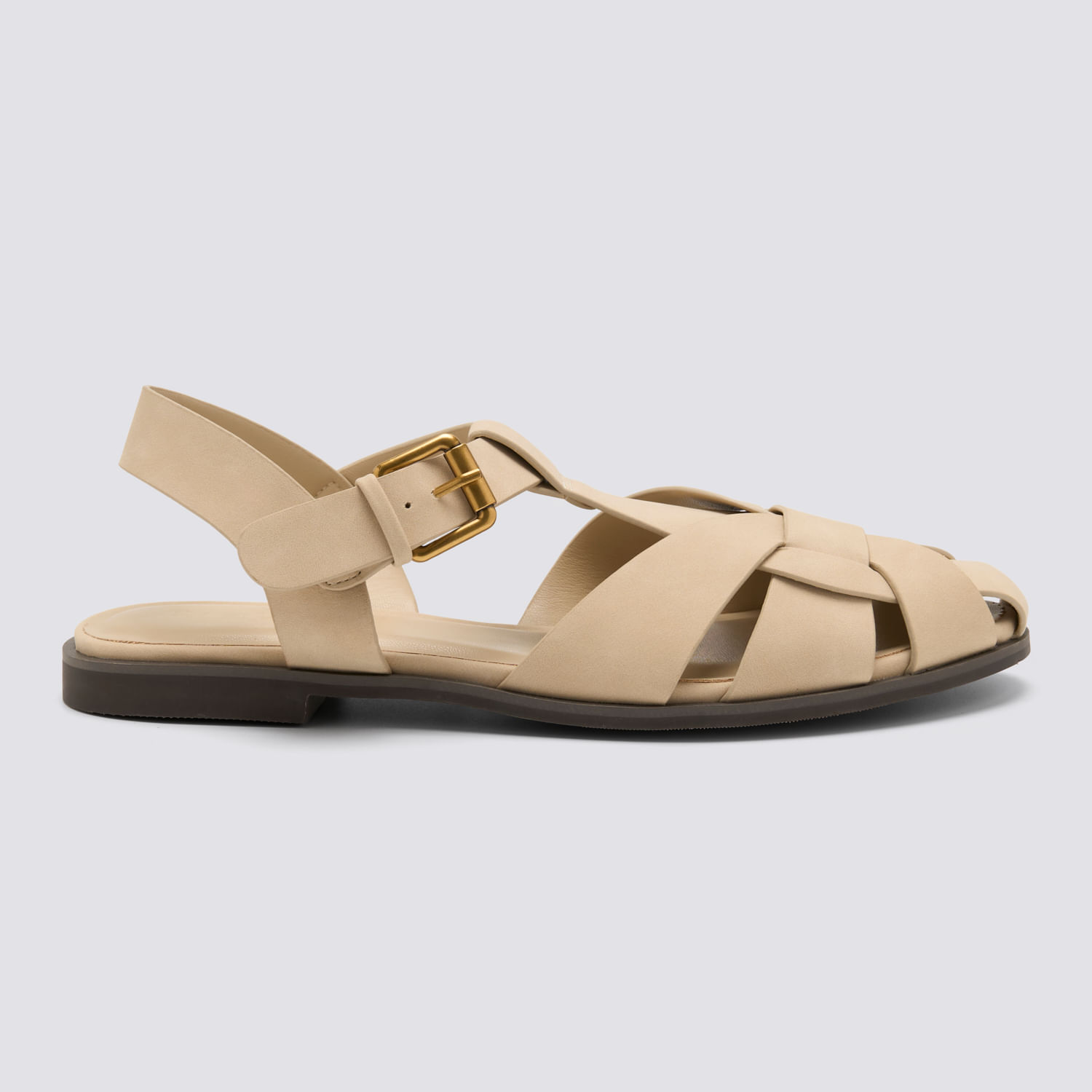 Sandalias Mujer Ecru Cangrejera Malabar 36