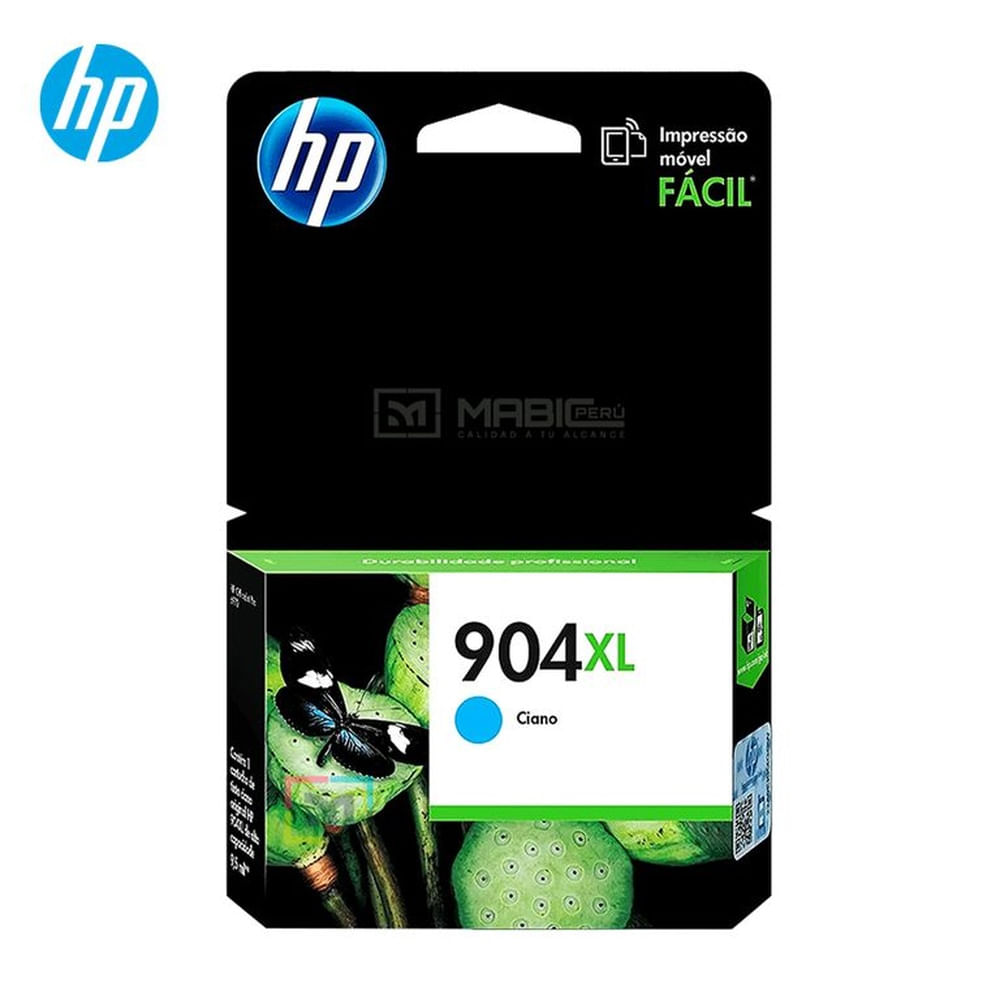 Cartucho de Tinta HP 904XL Cian T6M04AL OfficeJet 6950,  6970 Original