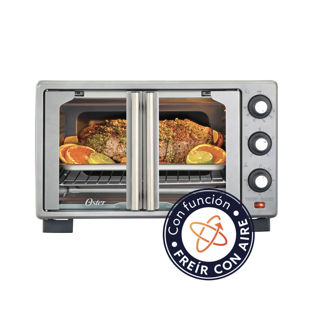 Horno Eléctrico - Airfryer Oster TSSTTV25FDMAFNS-053 25L Puertas Francesas