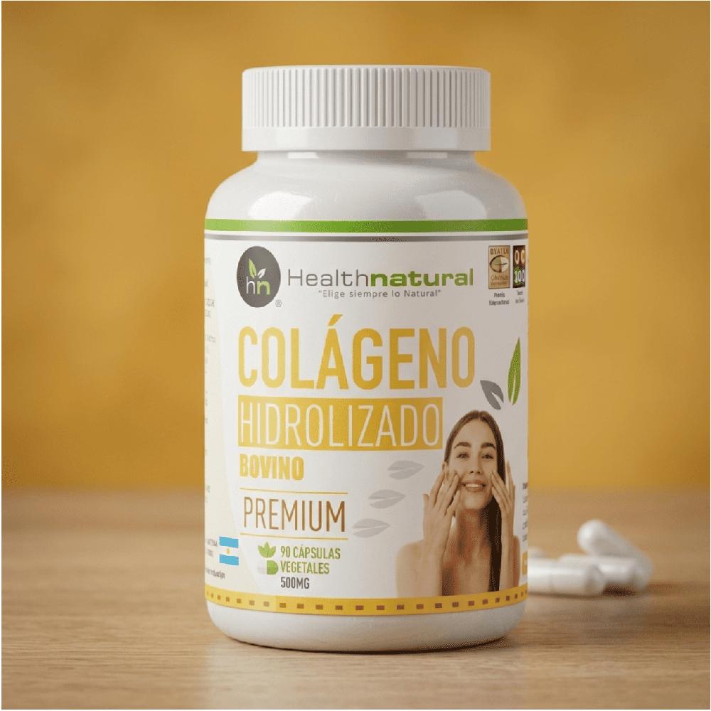 Colágeno Hidrolizado Bovino Premium Health Natural 500 mg