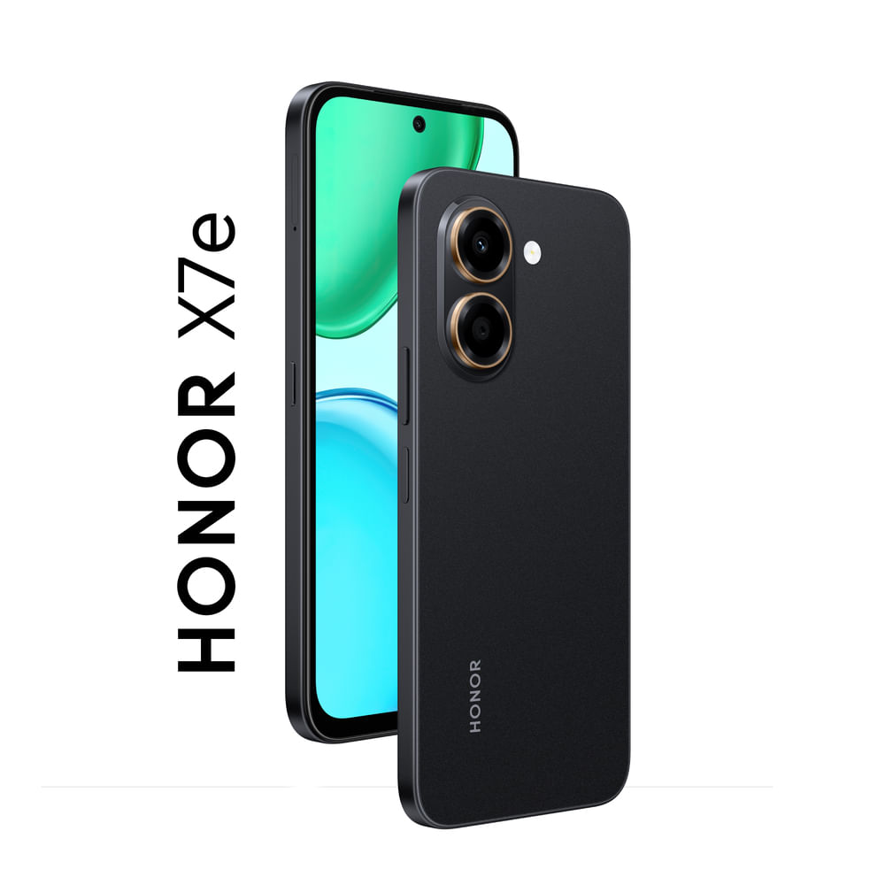Celular HONOR X7e 6GB Ram 256GB Rom - Negro
