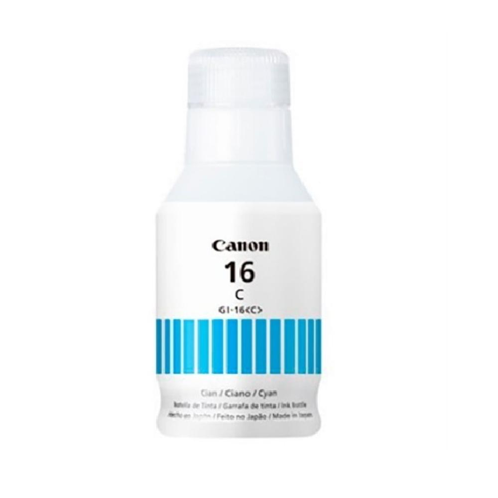 Botella de Tinta Canon GI-16C Cyan 135ml para MAXIFY GX6010/GX7010