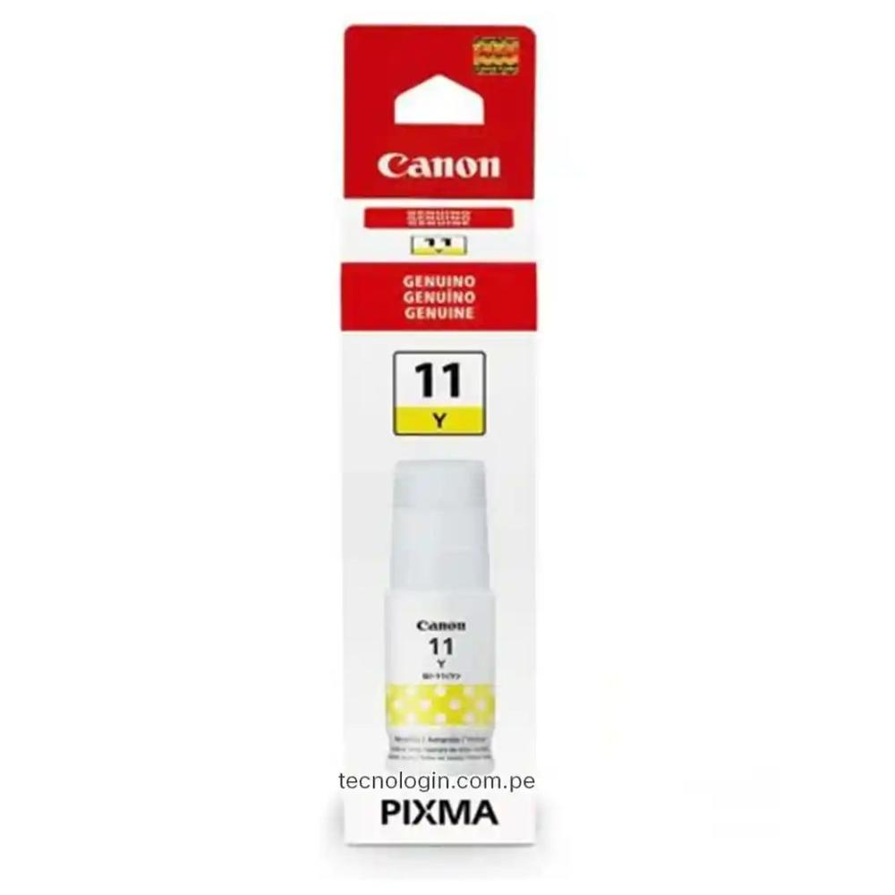 Botella de Tinta Canon GI-11Y Amarillo 70ml para PIXMA G2160/G3160