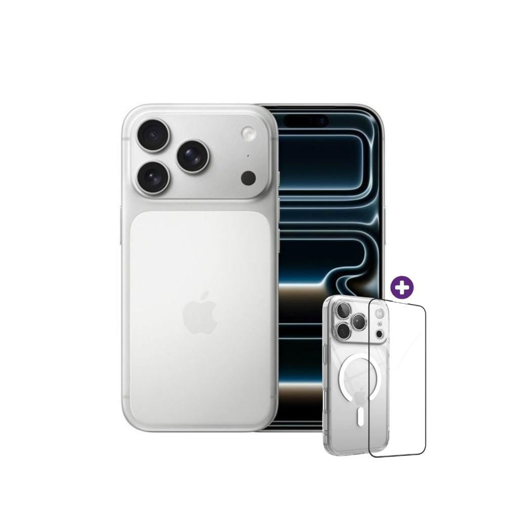 iPhone 17 Pro 256GB Esim Silver con Case y Mica