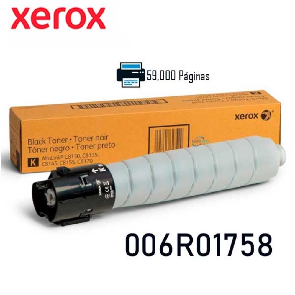 TONER XEROX NEGRO ALTALINK C8145 C8155 C8170 - 006R01758