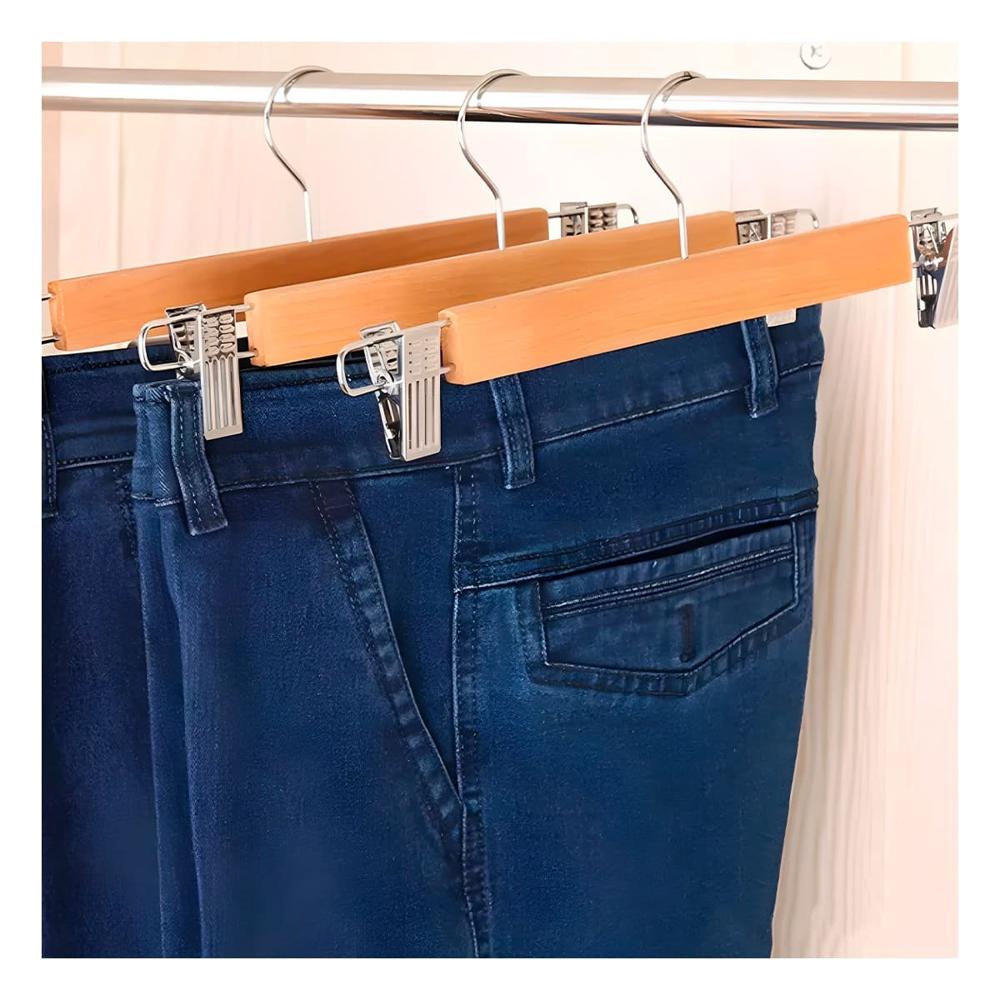 Colgador para Mantener Ropa Infantil 2 Ganchos de Metal 33cm Mostaza