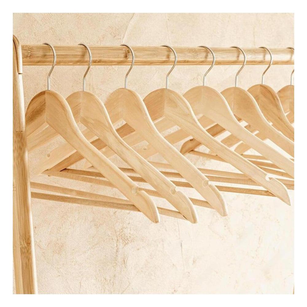 Sujetador de Ropa de Madera Color Mostaza 3 Piezas para Guardarropa Y notas
