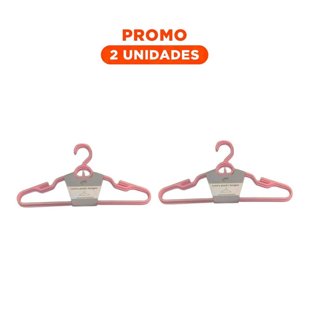 Pack2 Percha Redonda de Plastico Rosado Circulo en Medio de 4 Piezas Casa Y Regalo Sticker