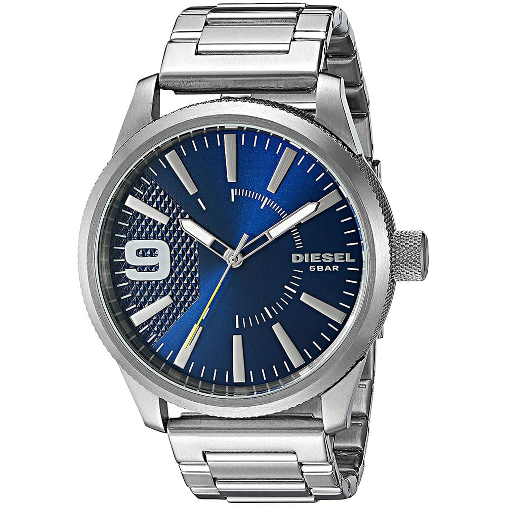 Reloj Diesel Rasp DZ1763 Acero inoxidable Dial Azul