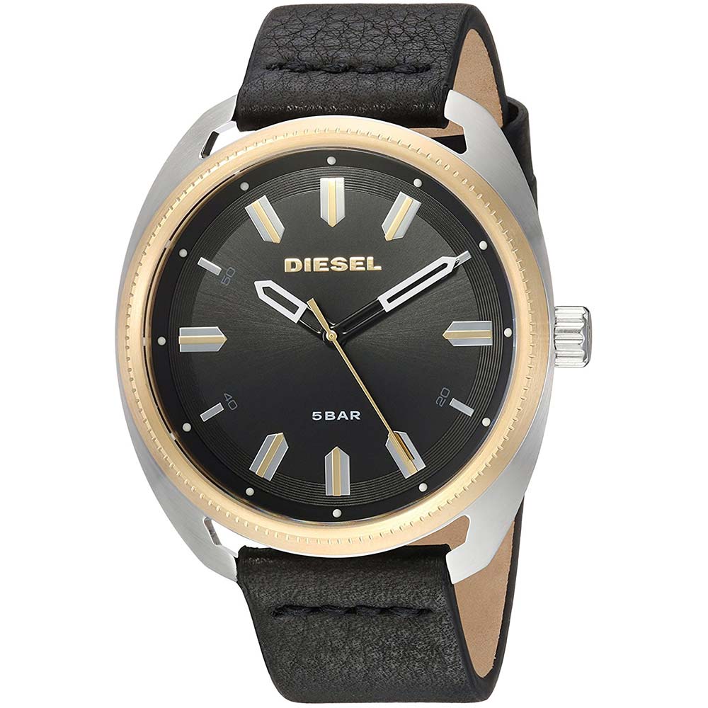 Reloj Diesel Fastbak DZ1835 Acero Inoxidable Correa de Cuero Negro