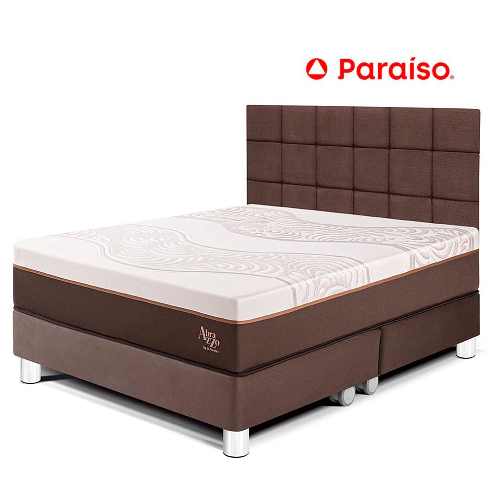 Dormitorio Royal Abrazzo King Cabecera Blocks Chocolate
