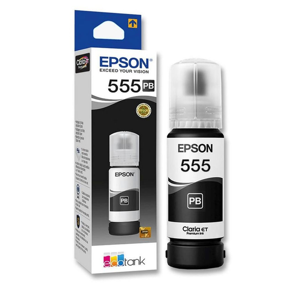 Tinta Epson T555 Negro Foto T555120 - 70ml