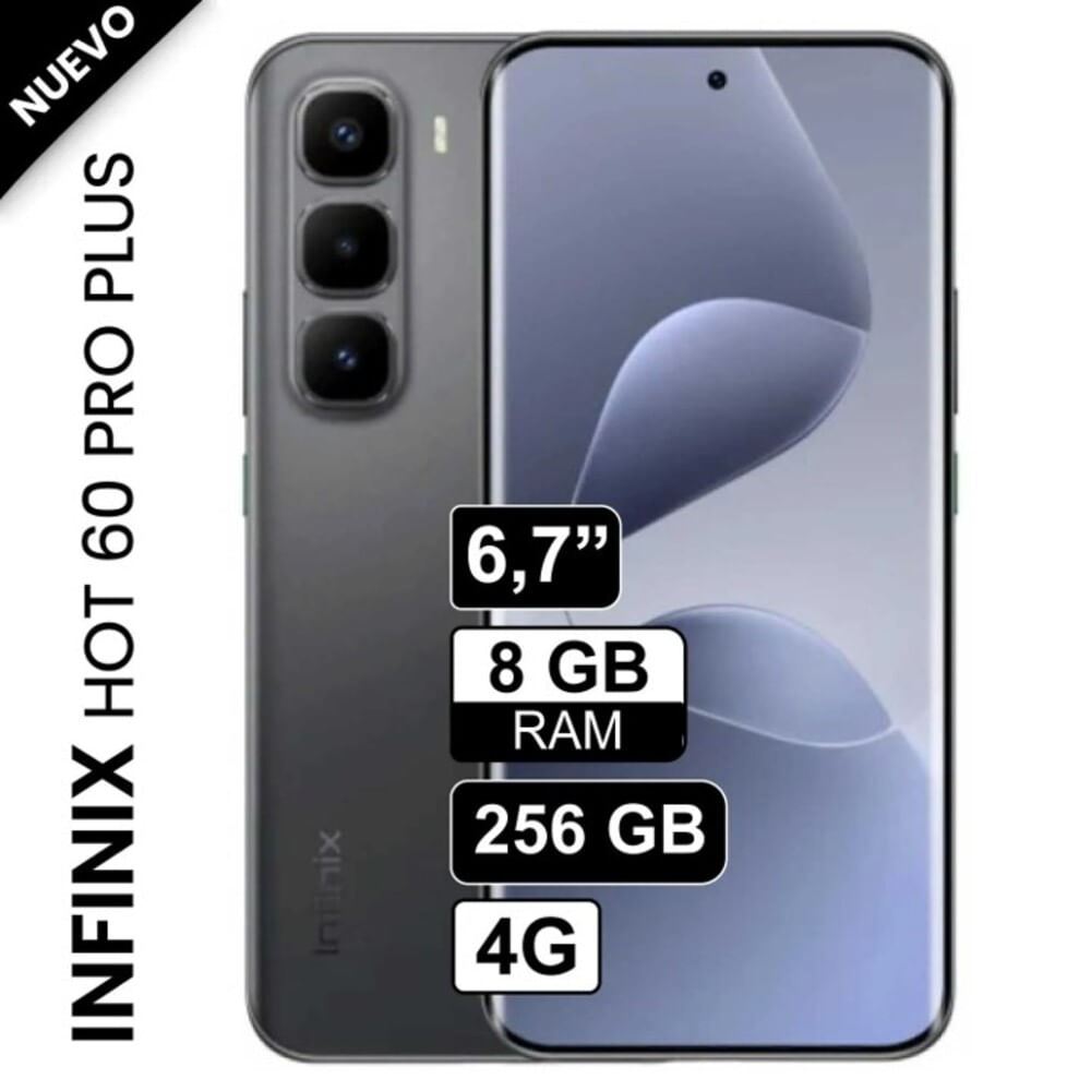 Celular Infinix Hot 60 Pro Plus 8GB 256GB Negro