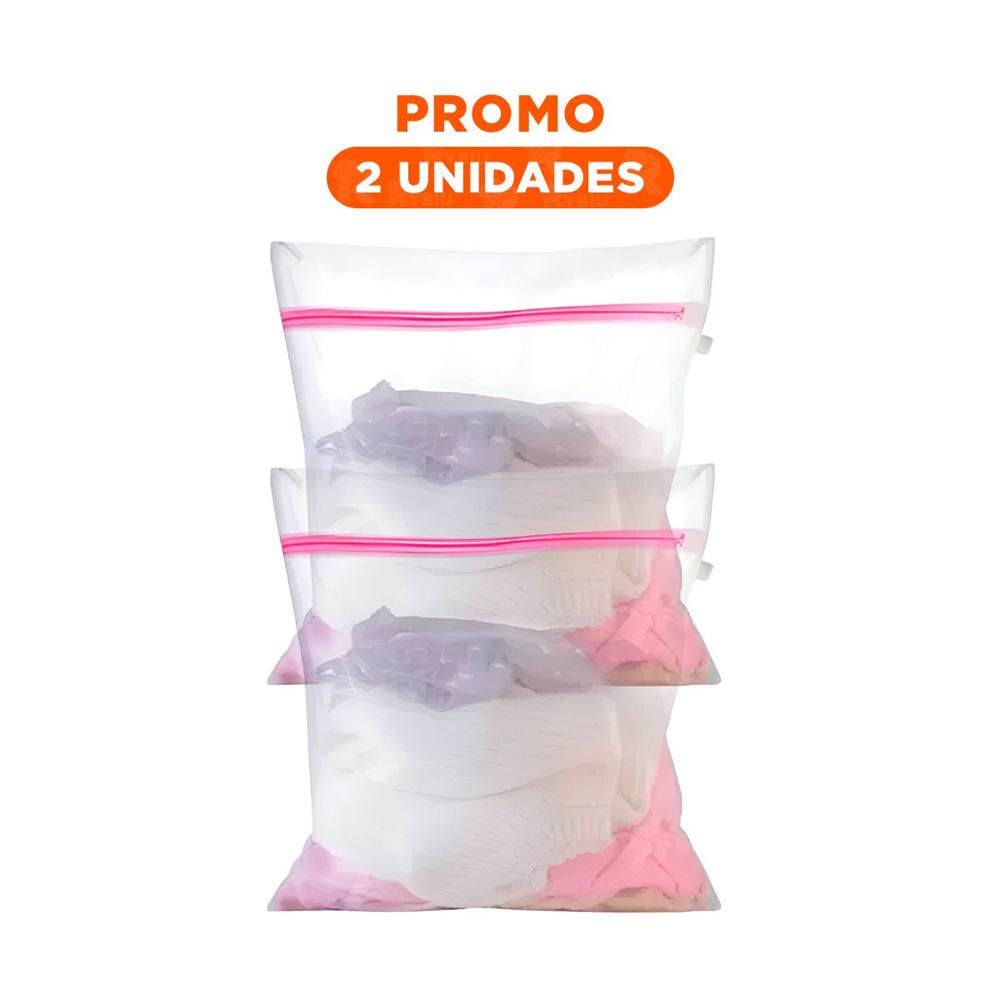 Pack2 Saco Contenedor Blanca para Ropa Sucia Facil de Guardar Y Regalo Sticker