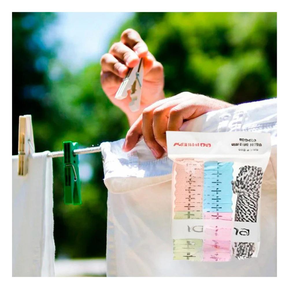 Ganchos de Ropa y Cuerda Multicolor para Organizar Closet y Hogar