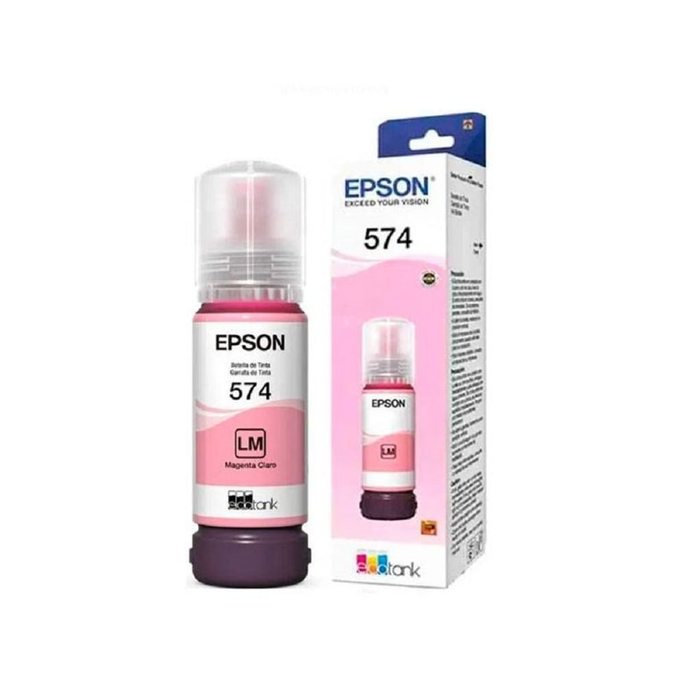 Tinta Epson T574 Magenta Claro EcoTank L8050 Original - 65ml