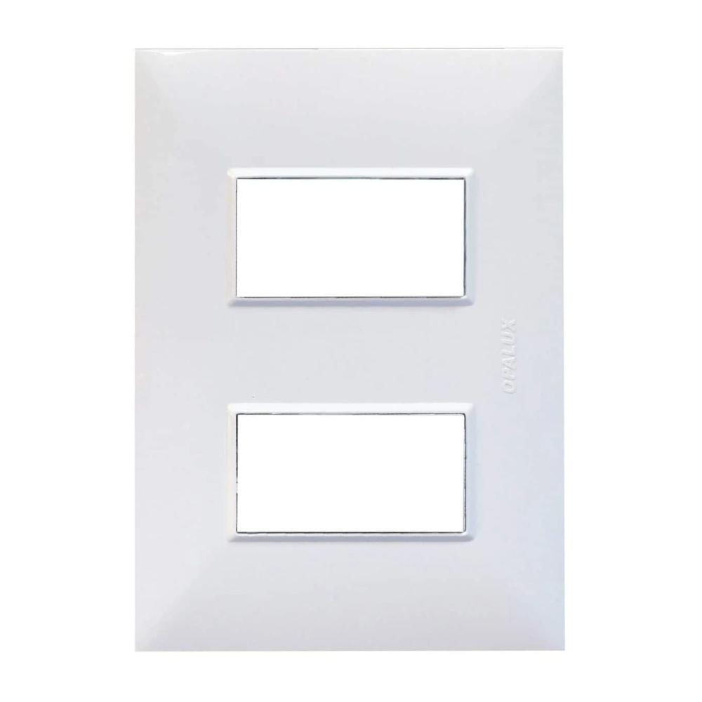 Placa Doble con Soporte KF704 OPALUX