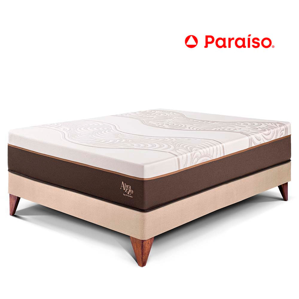 Cama Europea Royal Abrazzo 1.5 Plazas Champagne