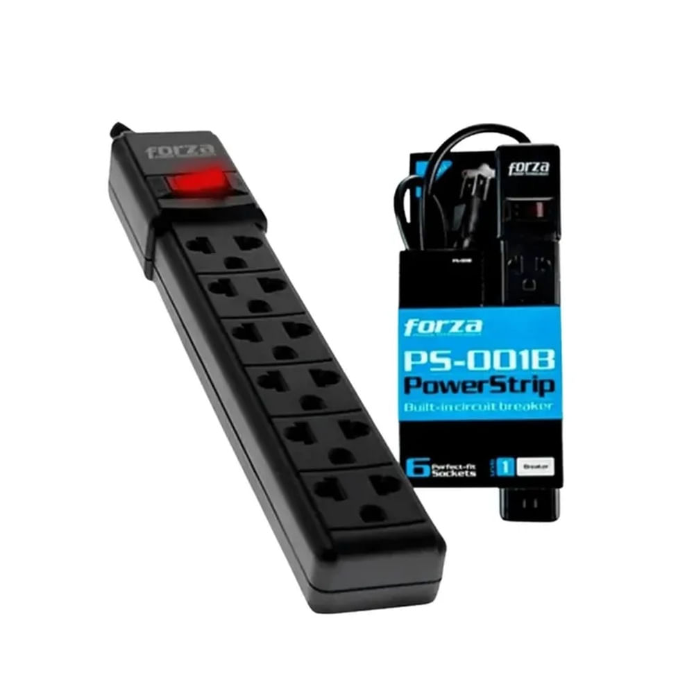 REGLETA FORZA 06N TOMAS FPS-001B BLACK Negro