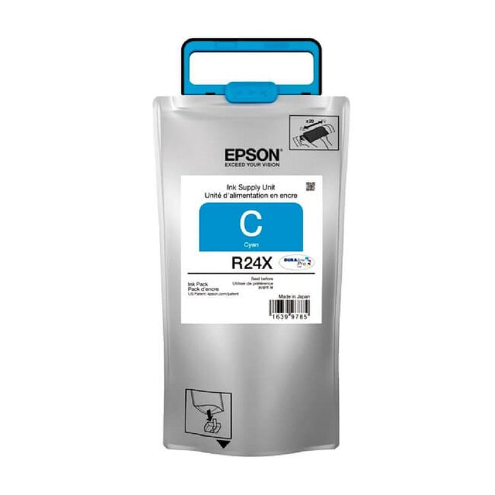 Tinta Epson R24X Cian WorkForce WF-R8590 Original - 735ml