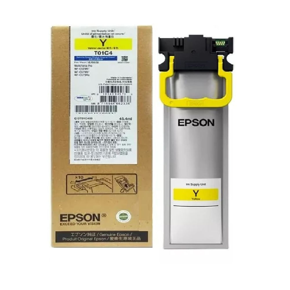 Tinta Epson T01C Amarillo WorkForce WF-C529R, WF-C579R Original - 45ml