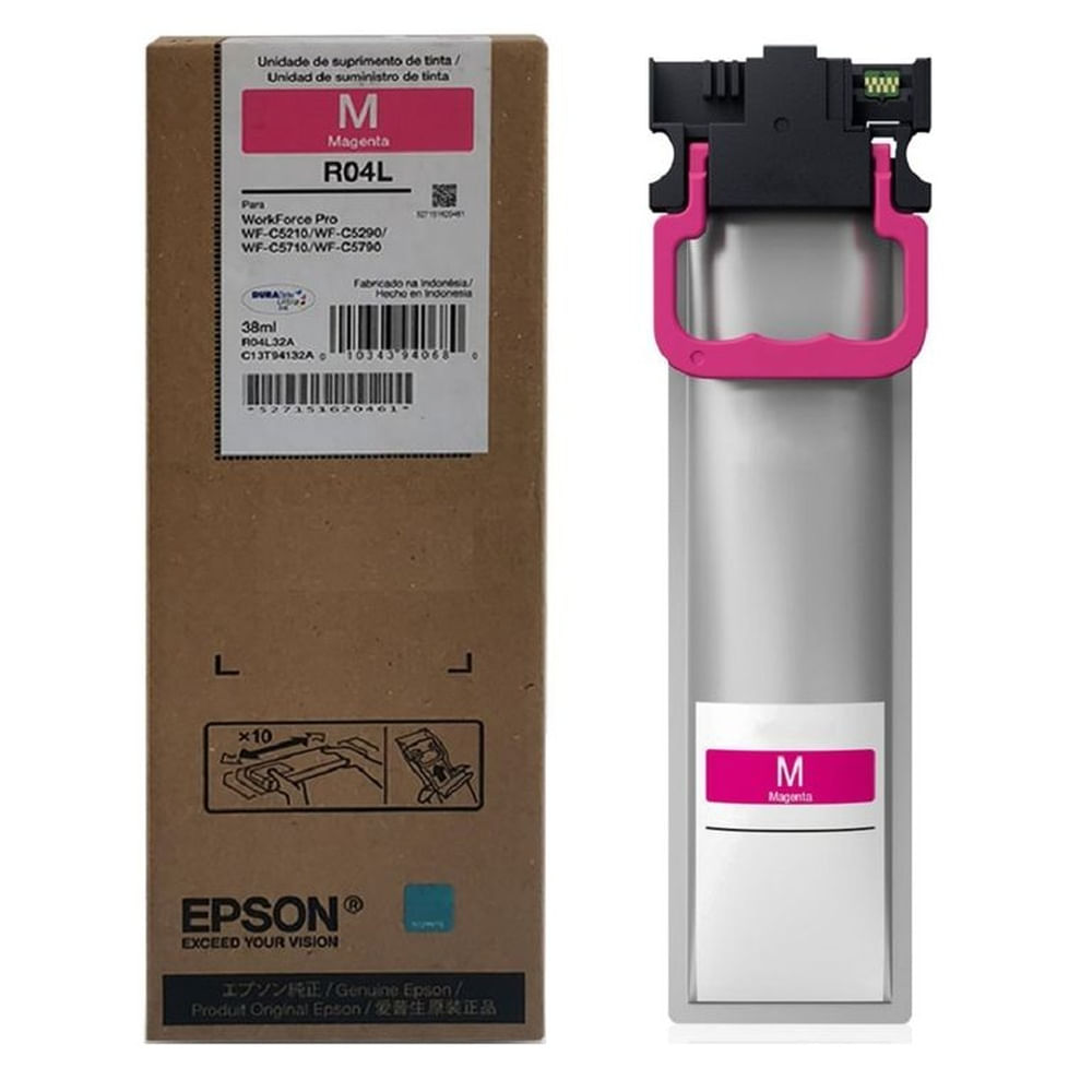 Tinta Epson T941 Magenta R04L WF-C5790, WF-C5710, WF-C5290 Original - 38ml