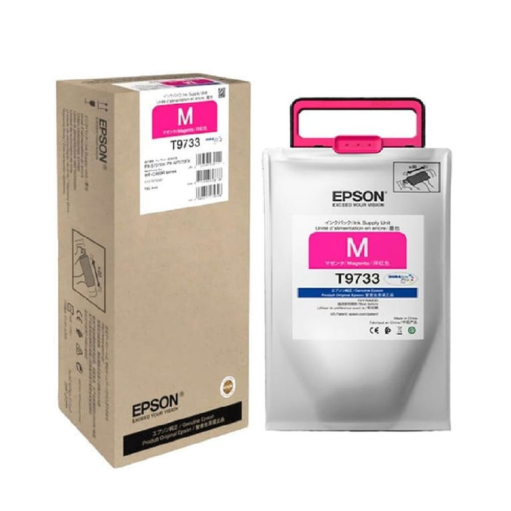Tinta Epson T973 Magenta Workforce WF-C860, WF-C869 Original - 192ml
