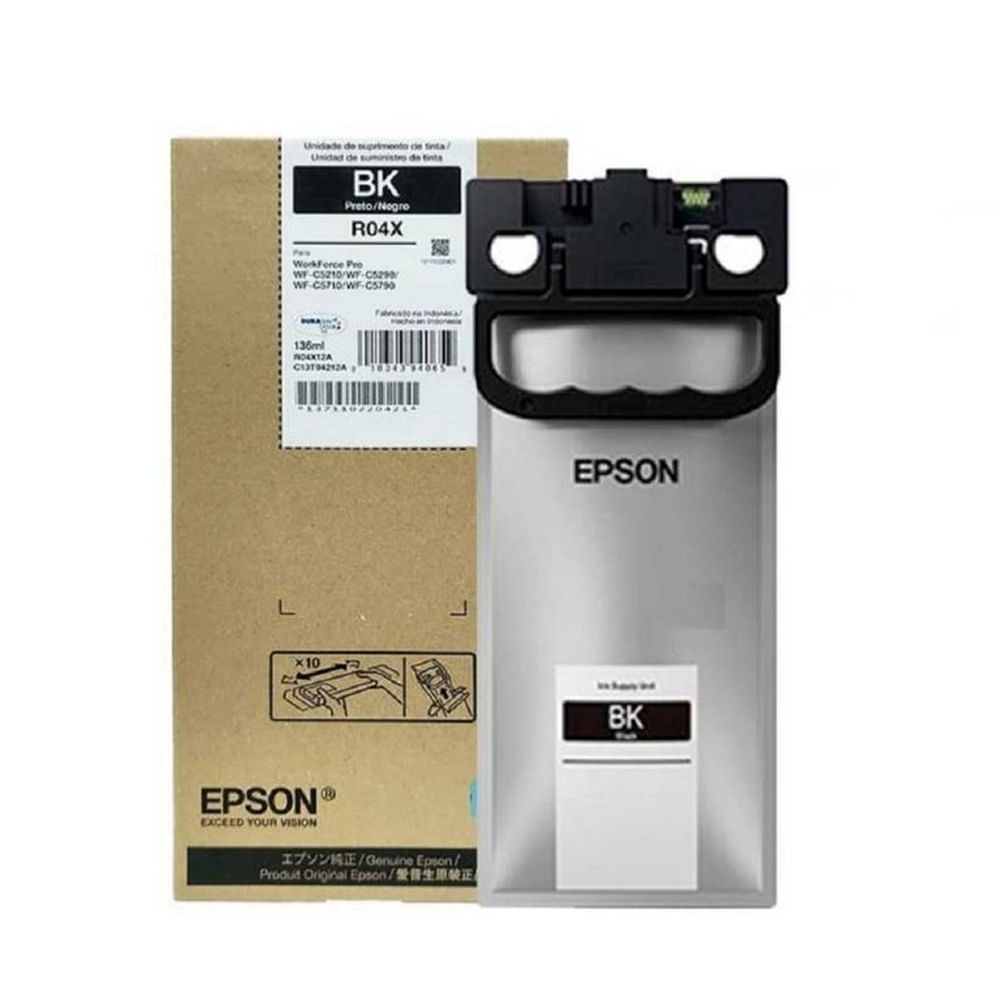 Tinta Epson T942 Negro R04X WF-C5790, WF-C5710, WF-C5290 Original - 136ml