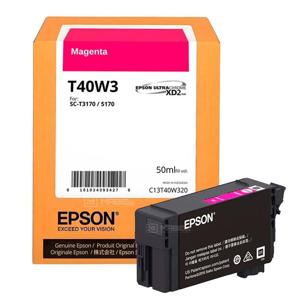 Tinta Epson T40W Magenta SC-T2170, SC-3170, SC-5170 Original - 50 ml