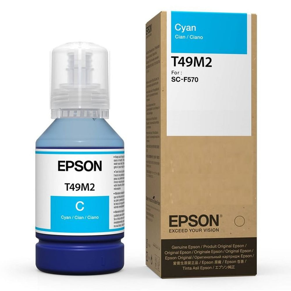 Tinta Epson T49M Cian SureColor SC-F170, SC-570, SC-571 Original - 140ml