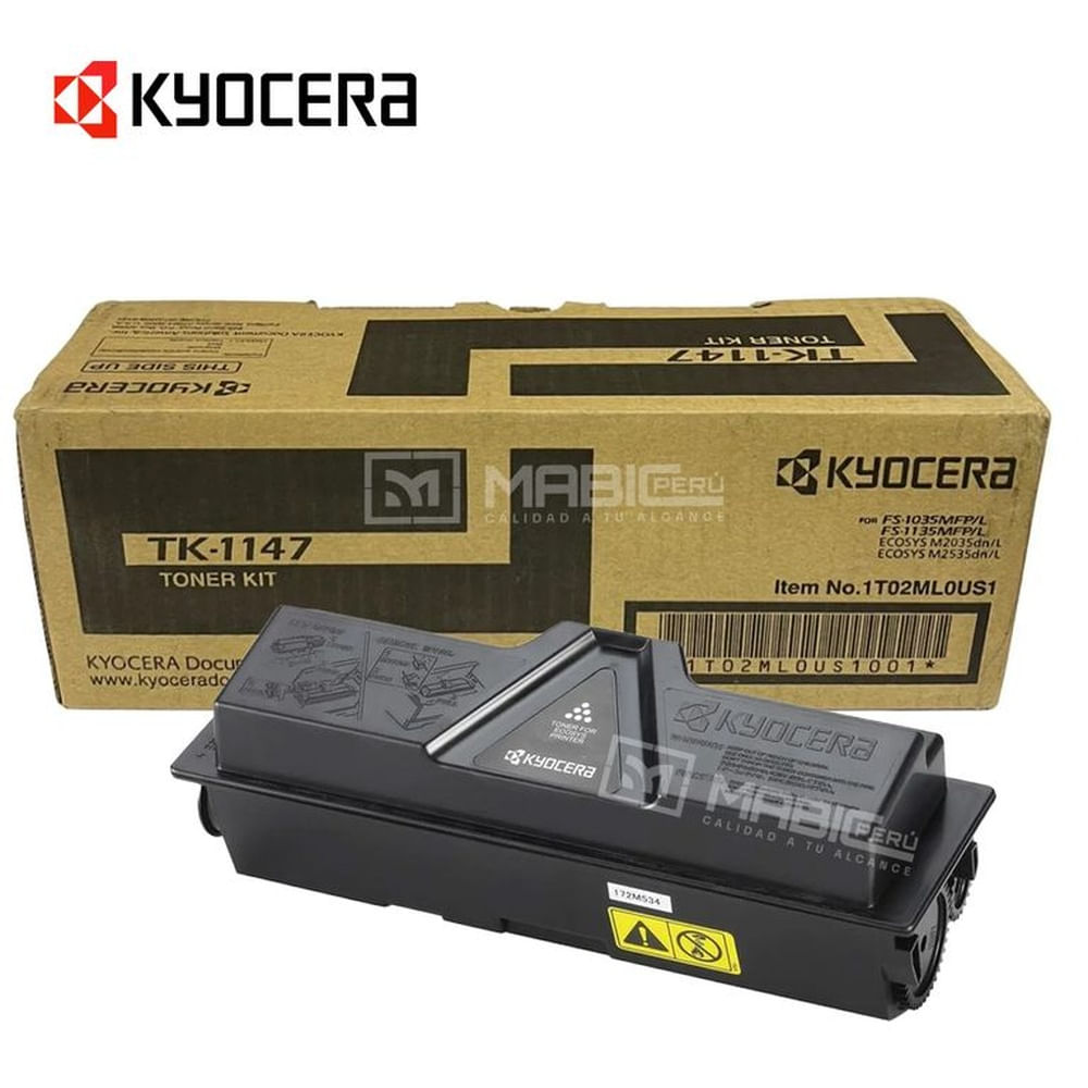 TONER KYOCERA TK-1147 NEGRO FS-1035MFP ORIGINAL